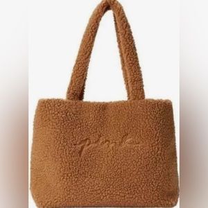 NWOT Victoria’s Secret PINK Plush Tote Bag